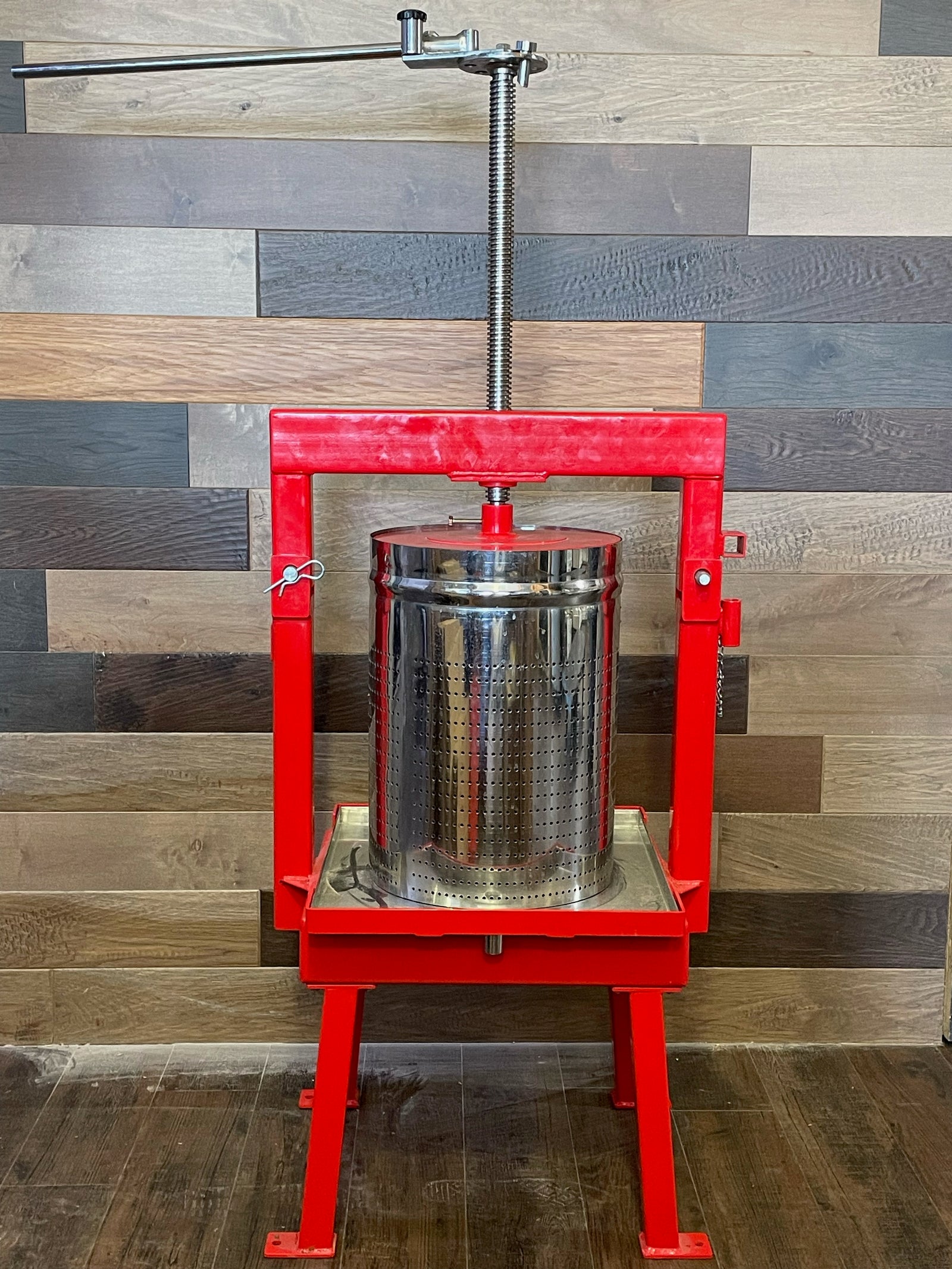USED Maximizer Fruit/Apple Cider Press with Stainless Basket