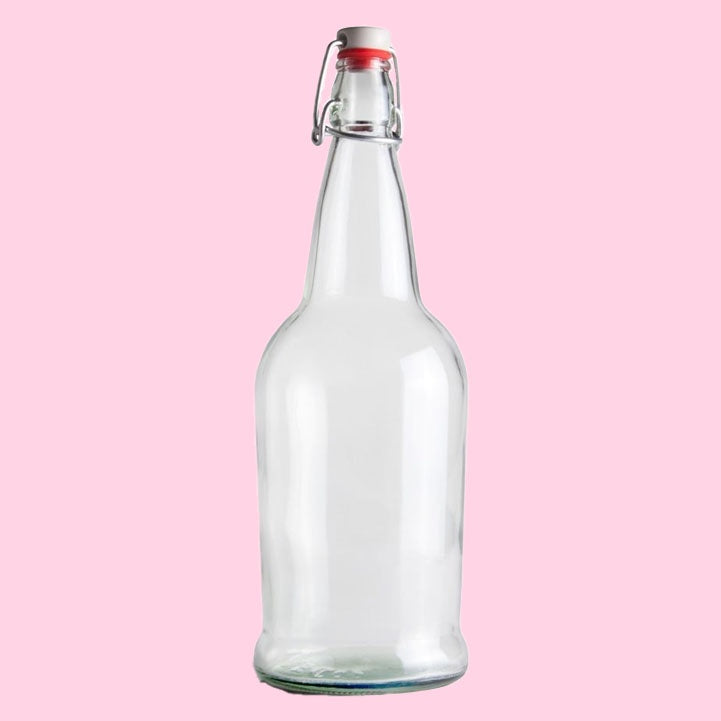 Swingtop Bottle - 1L Clear