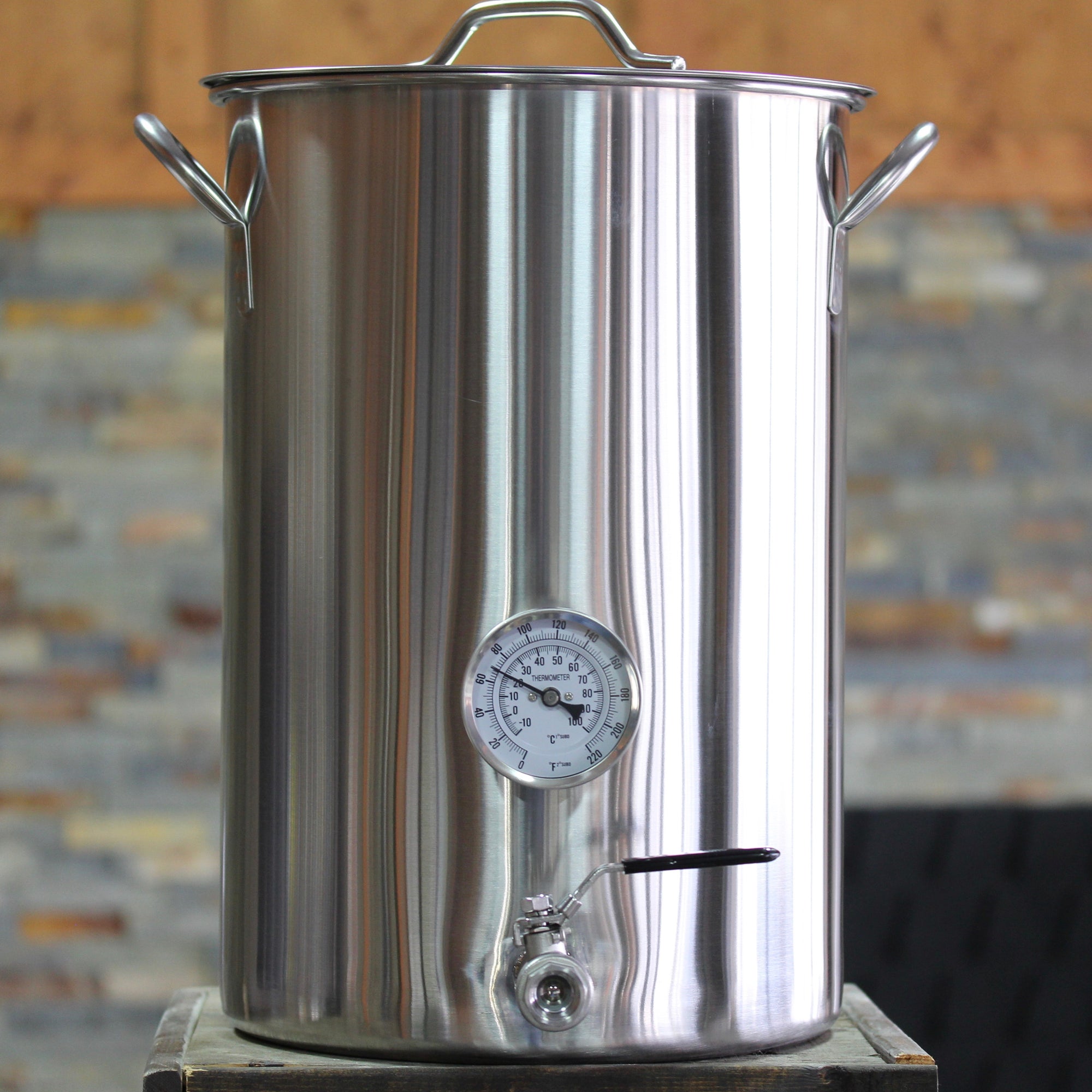 8 Gallon Stainless Steel Welded Brew Kettle
