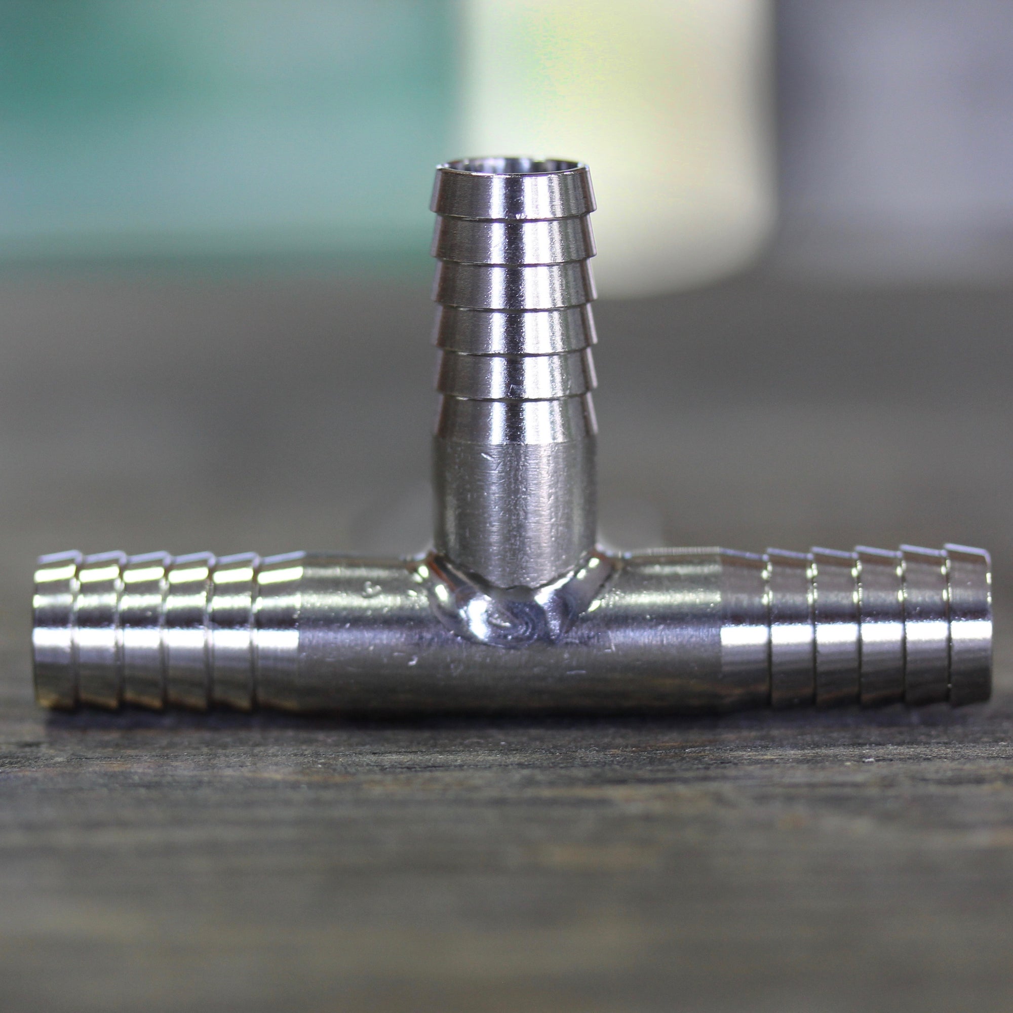 Barbed Tee 3/8" - Stainless Steel