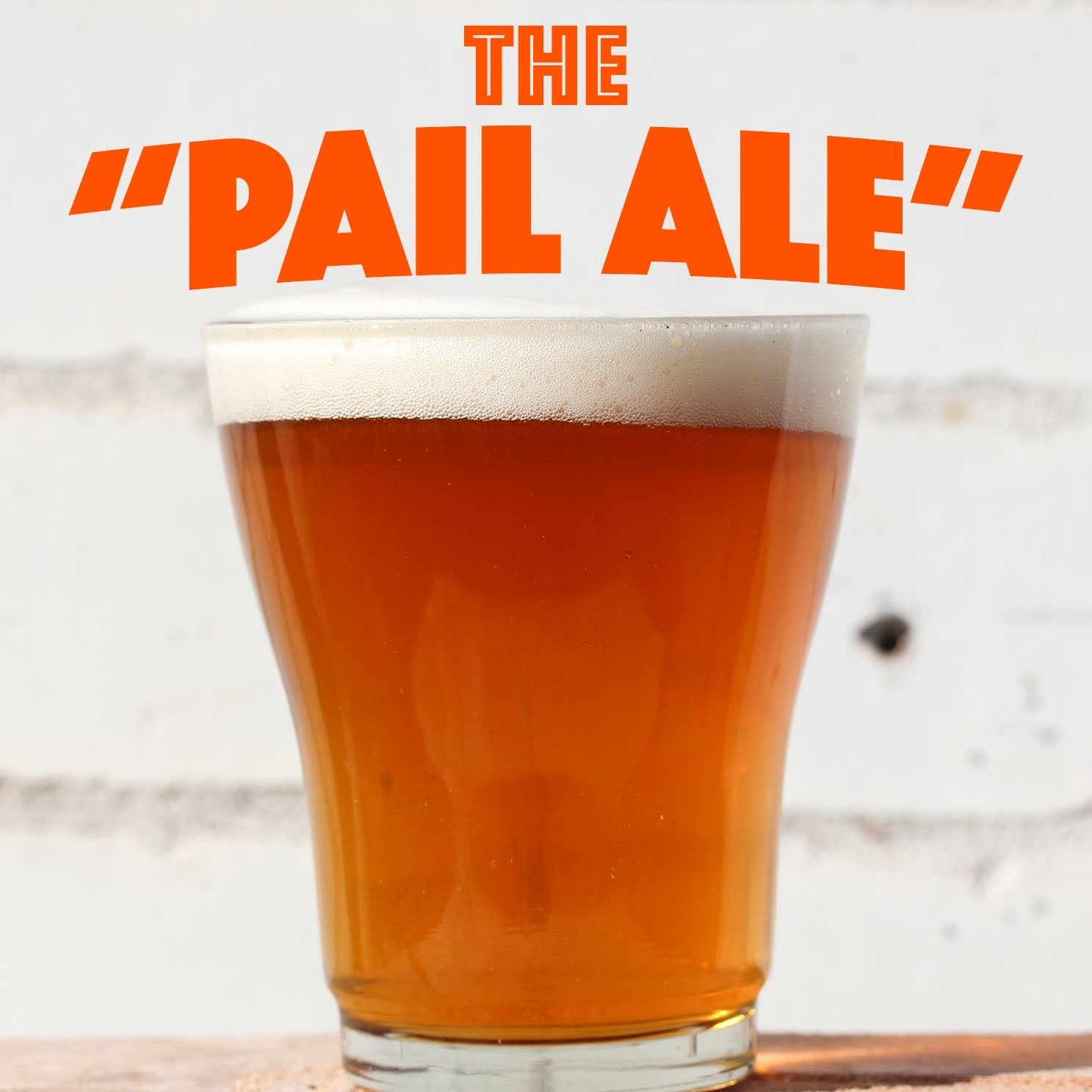 Brewing Class Recipe #1 -  The "Pail Ale"