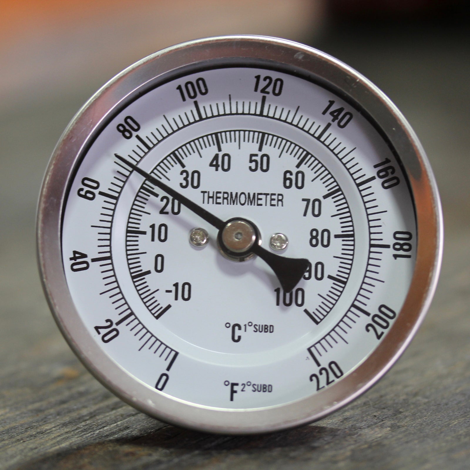 Stainless Steel Thermometer Assembly