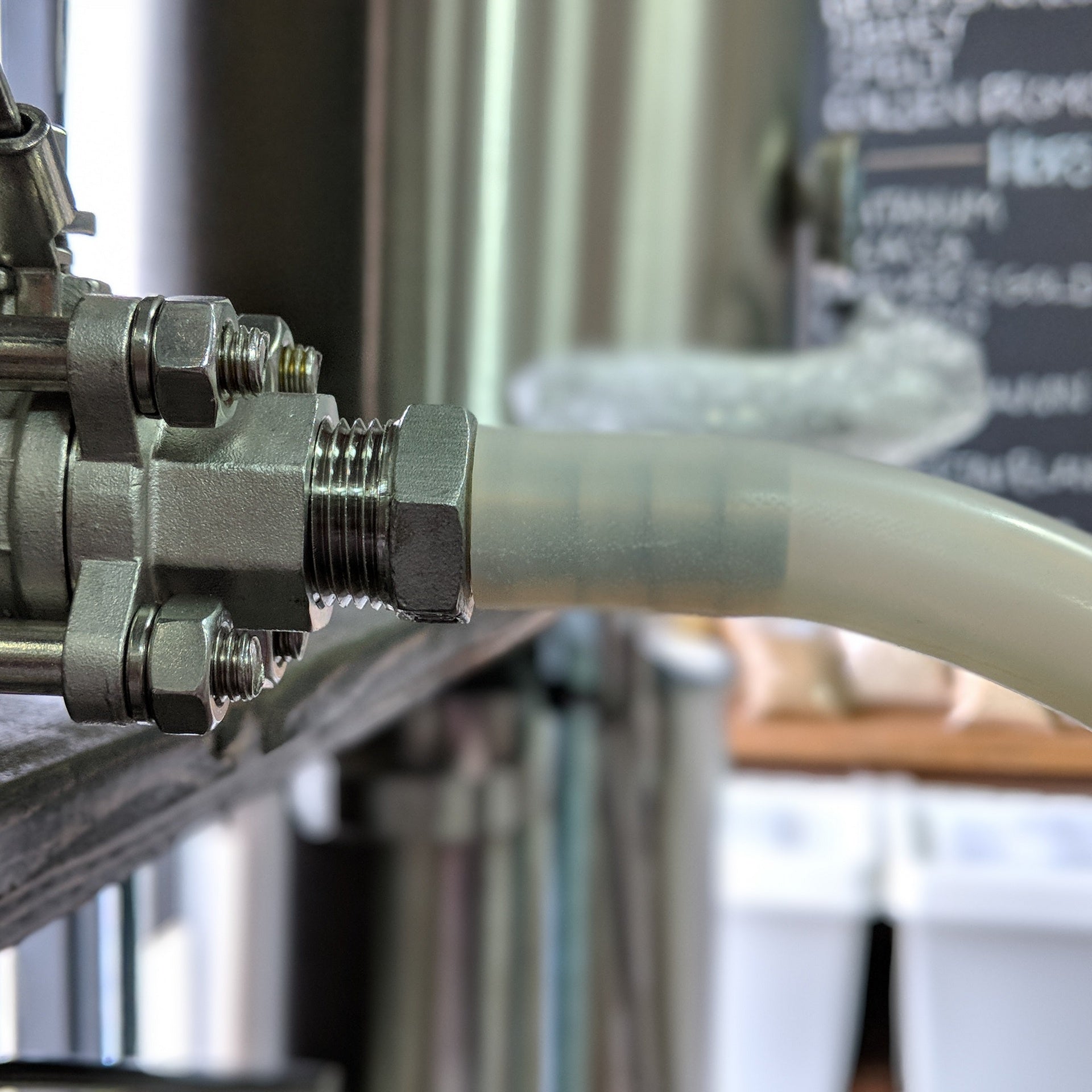 Stainless Steel Barb w/ Silicone Tubing